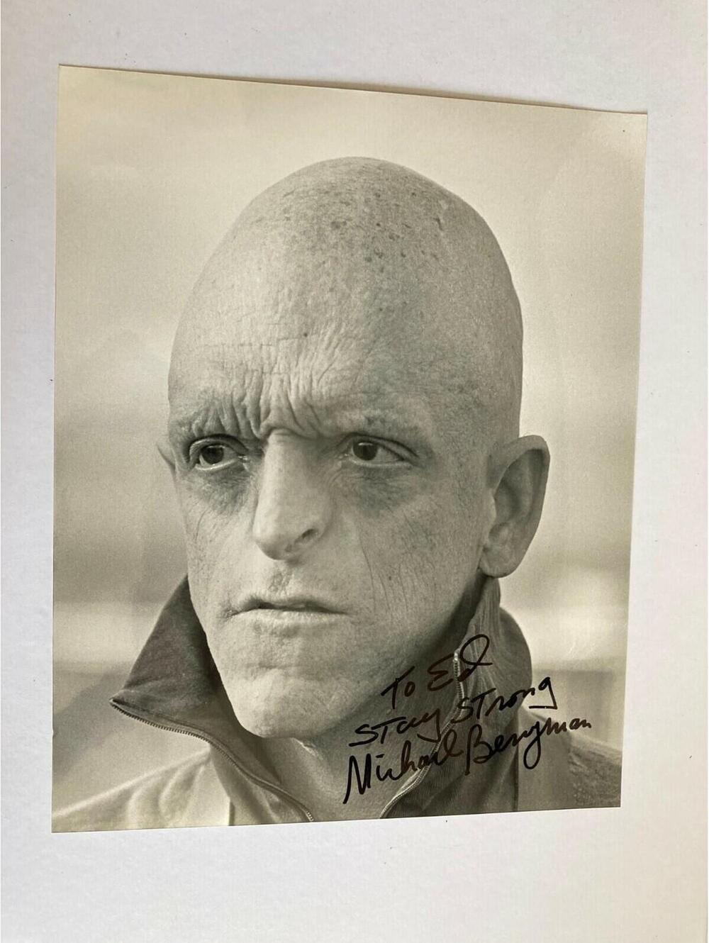 Michael Berryman Photo Movie Actor Photo Signed 8 x 10 Photograph Auto